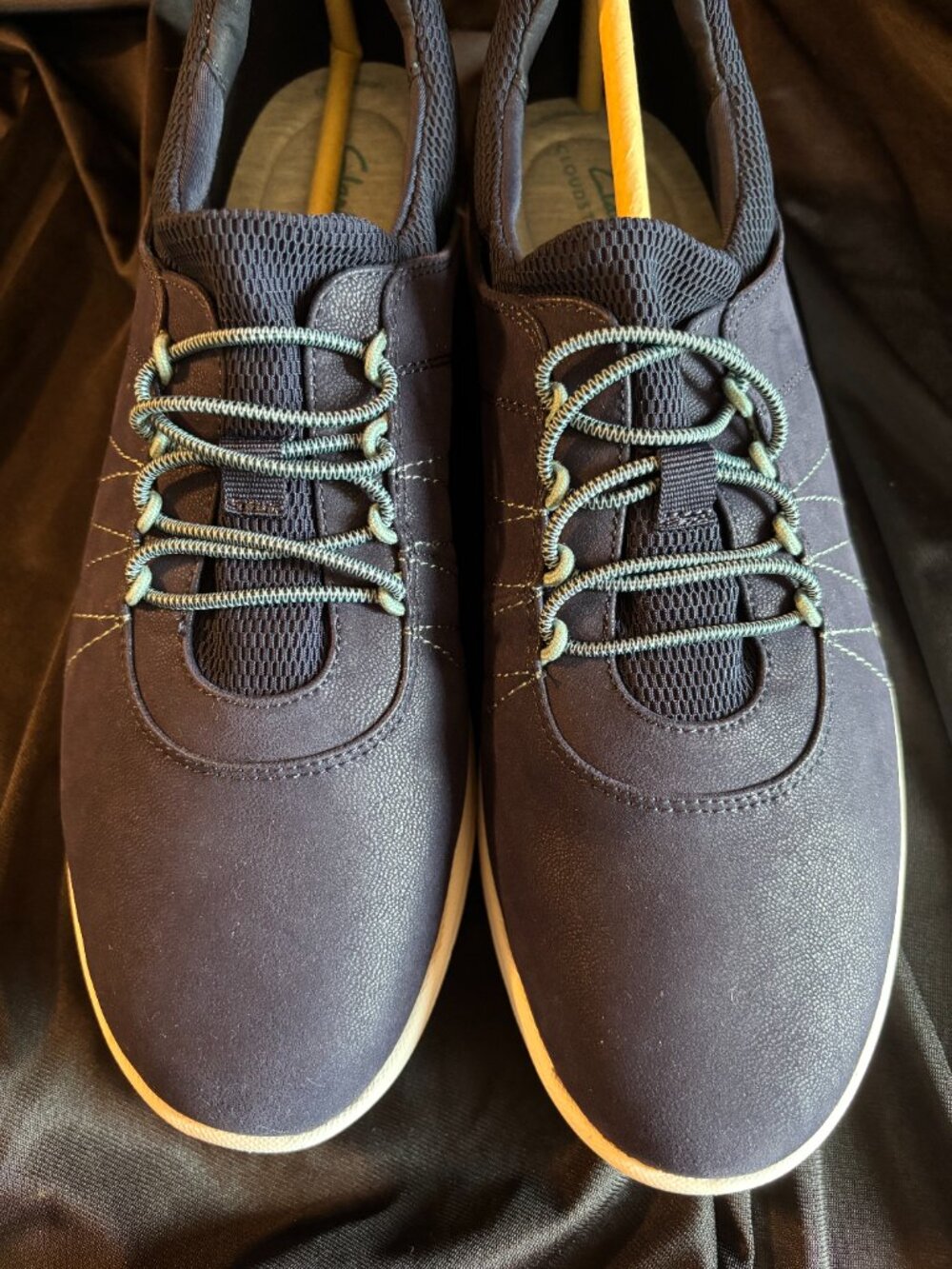 Clarks Cloudsteppers Adella Stroll Women's Sneakers NAVY Size 11 Slip On Style
